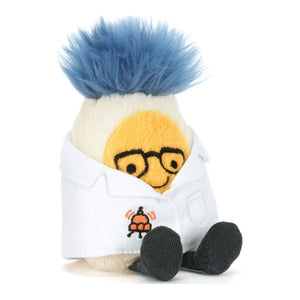 Jellycat Amuseables Boiled Egg Plush Toy - Scientist Outfit Default Title