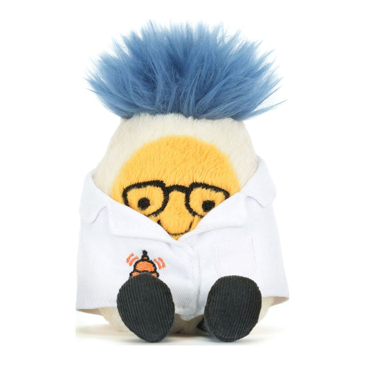 Jellycat Amuseables Boiled Egg Plush Toy - Scientist Outfit