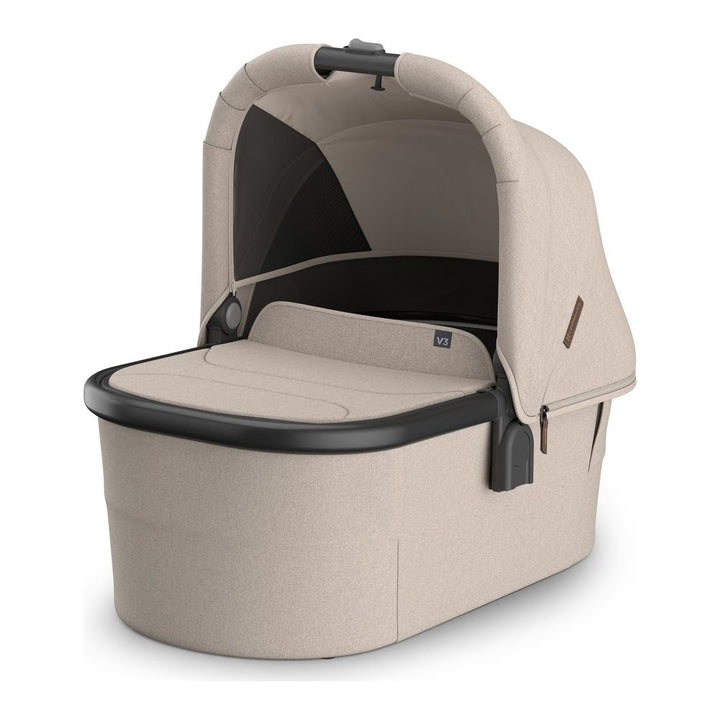 UPPAbaby Bassinet V3 Ada (Sandstone Melange on Carbon Frame)