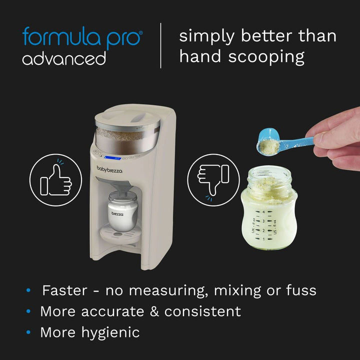 Baby Brezza Formula Pro Advanced Baby Formula Dispenser - Oatmeal
