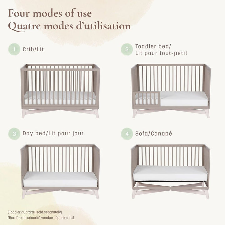 Little Seeds Pala 4-in-1 Convertible Crib