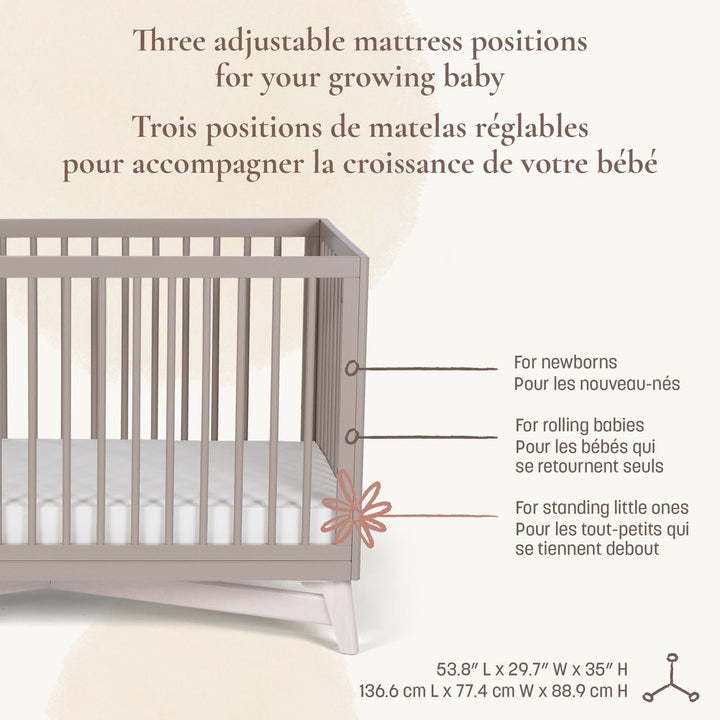 Little Seeds Pala 4-in-1 Convertible Crib