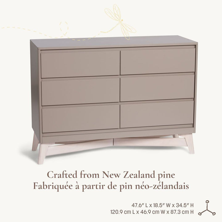 Little Seeds Pala 6-Drawer Dresser