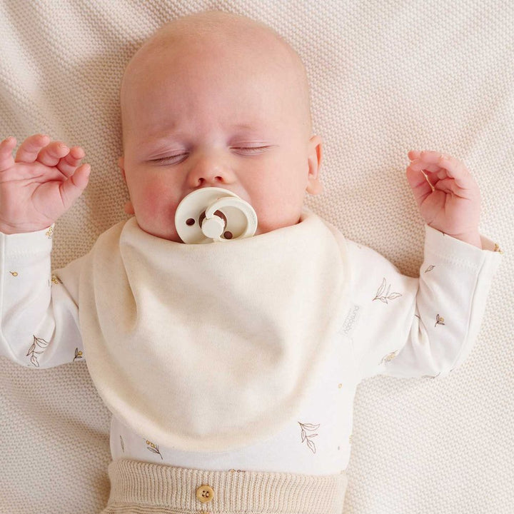 Purebaby 2-Pack Organic Cotton Dribble Bibs Set