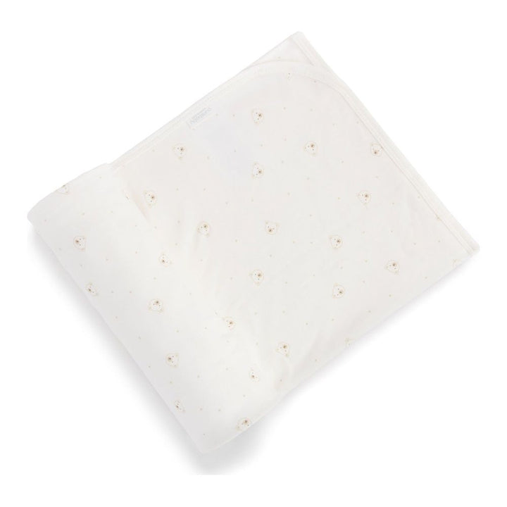 Purebaby Organic Cotton Bunny Rug Baby Blanket Vanilla Bear