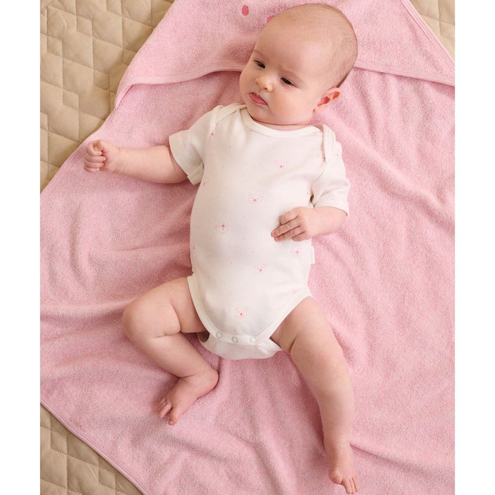 Purebaby Organic Cotton Hooded Bear Towel
