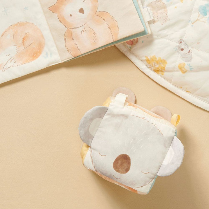 Purebaby Sensory Cube Soft Activity Toy - Little Faces