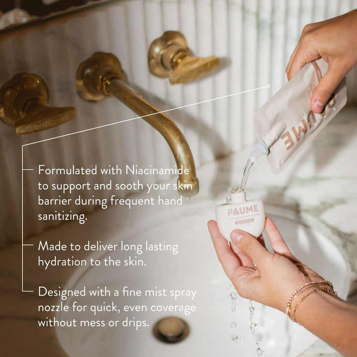 Paume Hydrating Antibacterial Hand Mist Refill Bag (90ml)