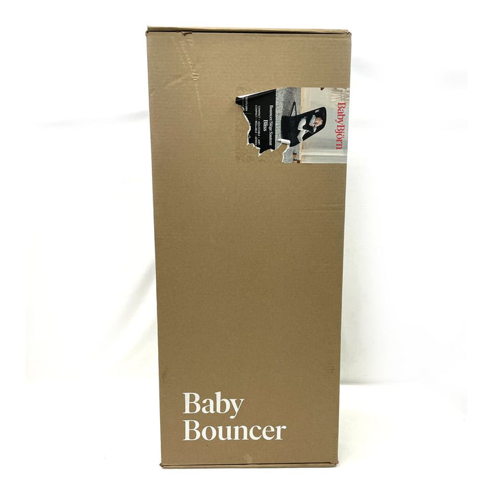 BabyBjorn Bouncer Bliss - 3D Mesh, Black on Black Frame (Open Box)
