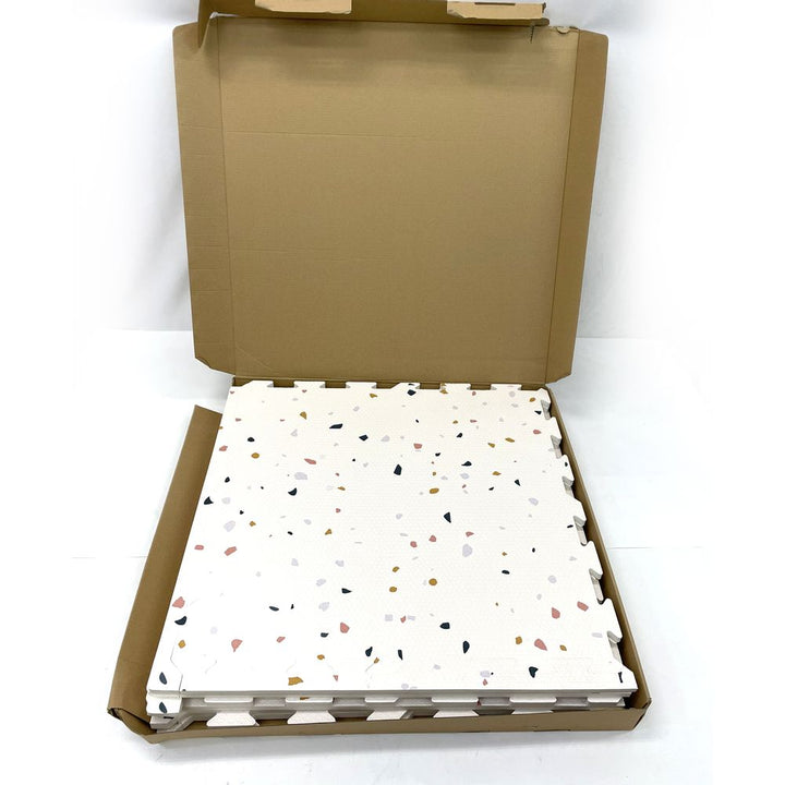 3 Sprouts EVA Foam 6-Tiles Play Mat - Palest Pink Terazzo (Open Box)