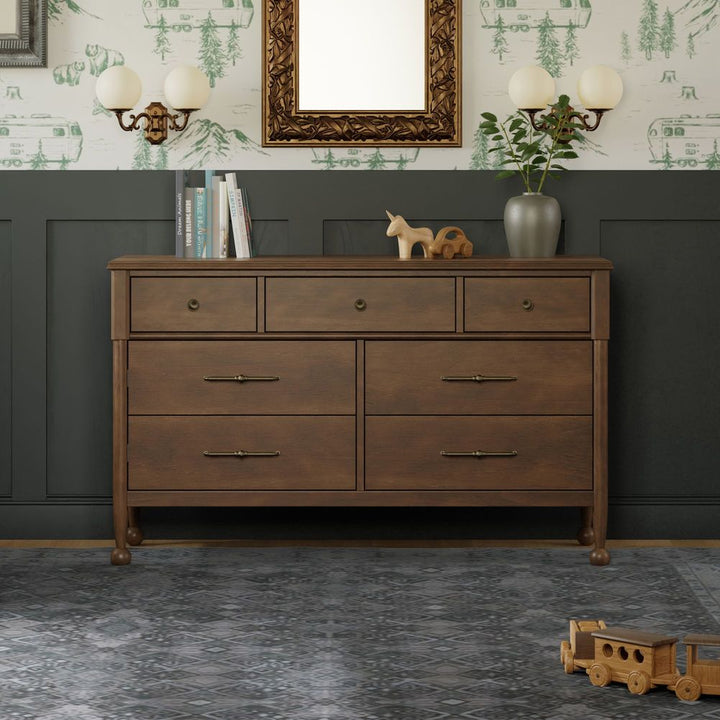 Namesake Alouette 7-Drawer Assembled Dresser - Natural Walnut