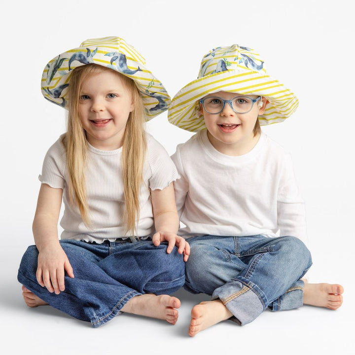 Newbornlander Summer Hat - Whale Dance
