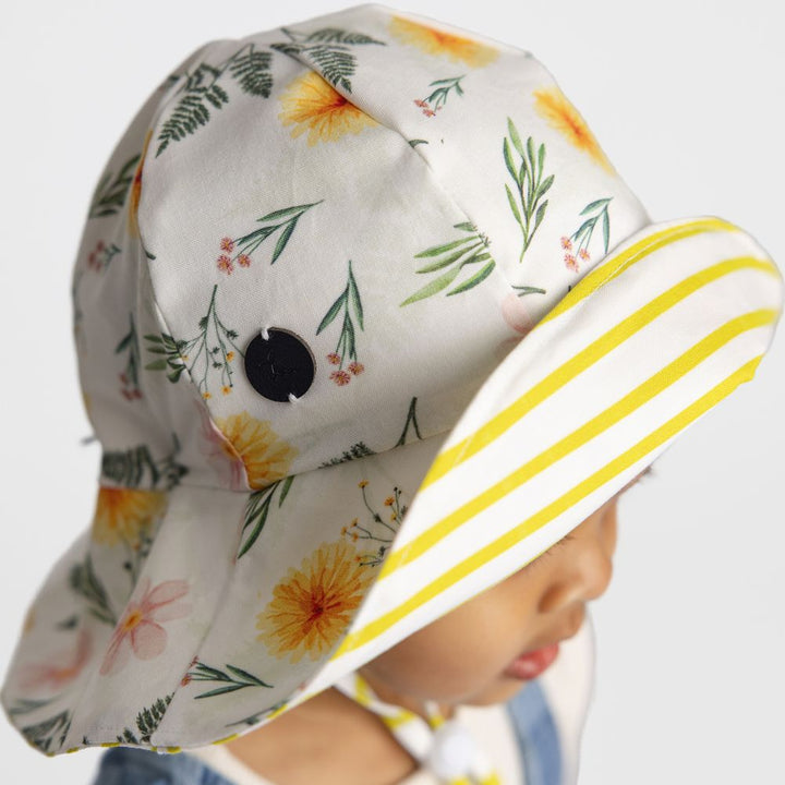 Newbornlander Summer Hat - Flowers & Ferns