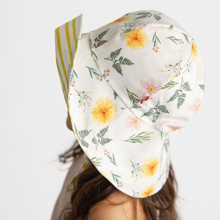 Newbornlander Summer Hat - Flowers & Ferns