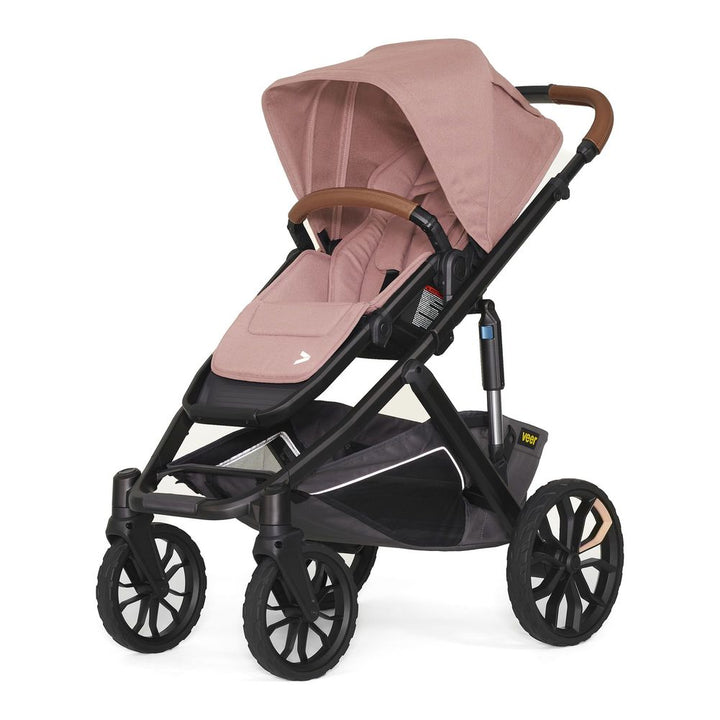 Veer Switch&Roll Switchback Stroller With Leather Grips Rose Quartz