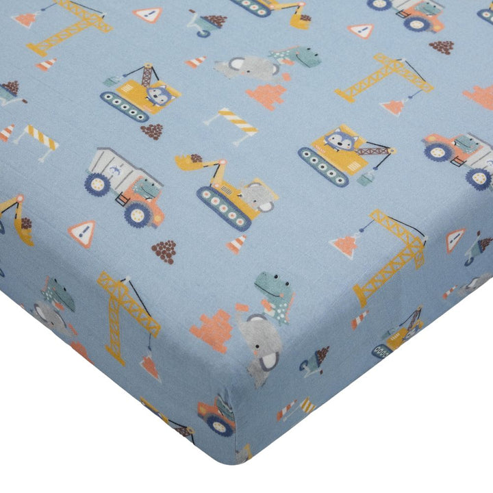 Loulou Lollipop Muslin Crib Sheet - Tiny Engineers Default Title