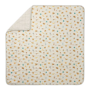 Loulou Lollipop Muslin Quilt Blanket - French Breakfast Default Title