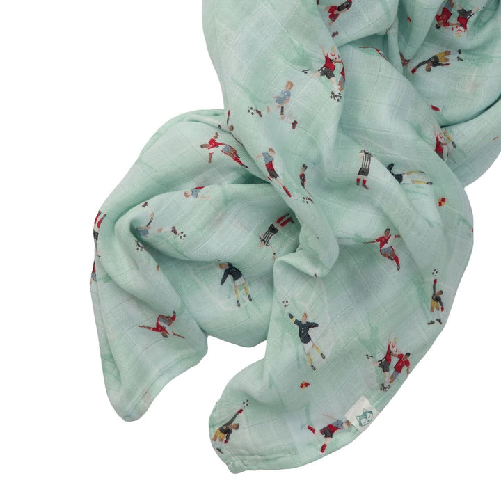 Loulou Lollipop Luxe Muslin Swaddle - The Beautiful Game