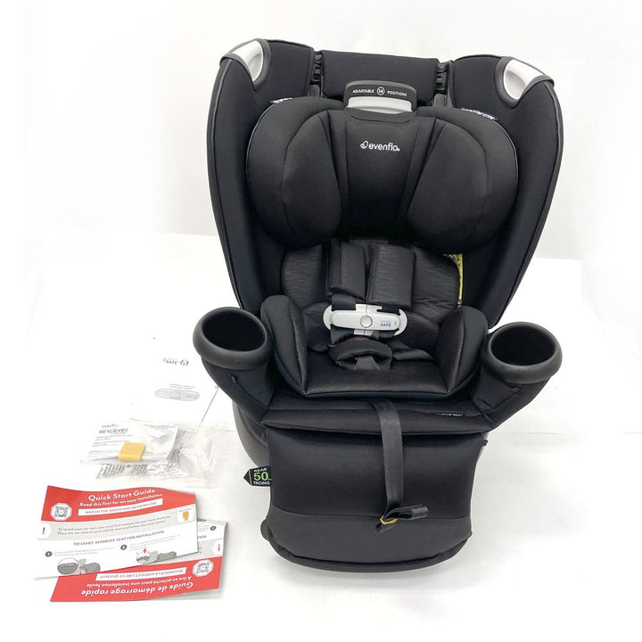 Evenflo GOLD Revolve360 Extend All-in-one Rotational Car Seat with SensorSafe - Onyx Black (Open Box)