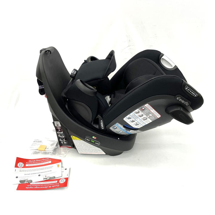 Evenflo GOLD Revolve360 Extend All-in-one Rotational Car Seat with SensorSafe - Onyx Black (Open Box)