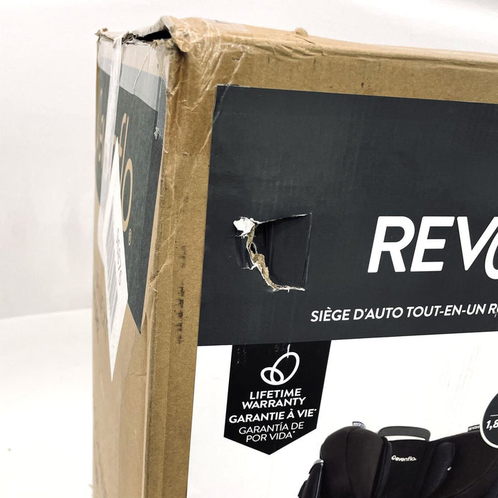 Evenflo GOLD Revolve360 Extend All-in-one Rotational Car Seat with SensorSafe - Onyx Black (Open Box)
