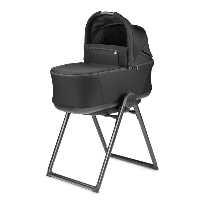 Peg Perego City Loop Pop-Up Bassinet with Stand - True Black (Open Box) Default Title