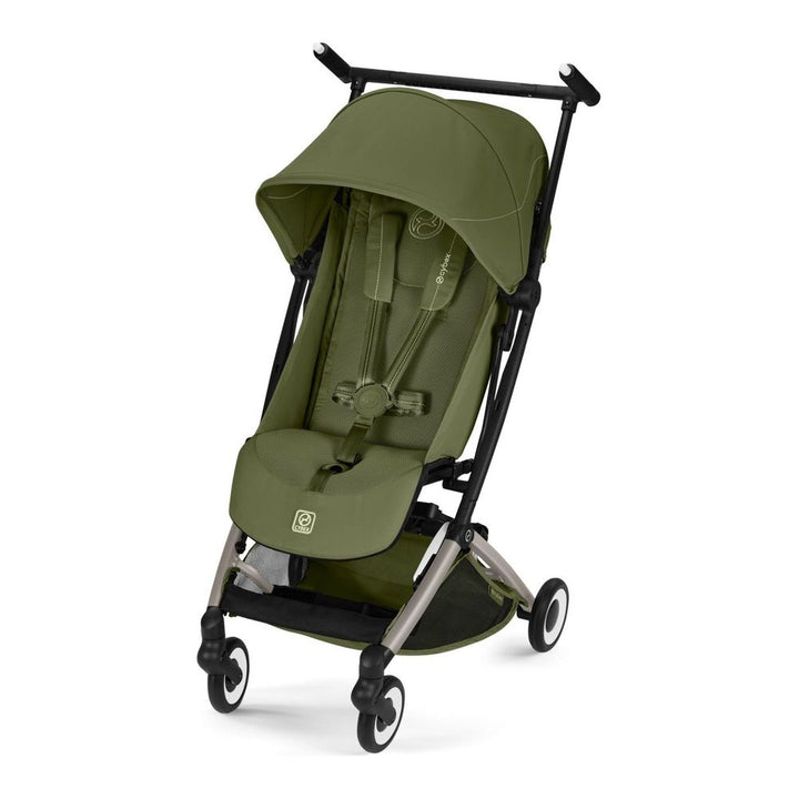 Cybex Libelle Ultra-Lightweight Travel Stroller Moss Green on Taupe Frame