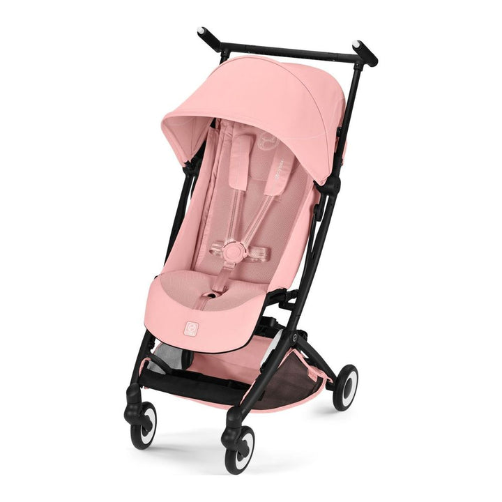 Cybex Libelle Ultra-Lightweight Travel Stroller Candy Pink on Black Frame