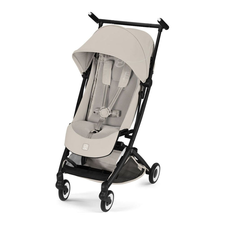 Cybex Libelle Ultra-Lightweight Travel Stroller Dune Grey on Black Frame