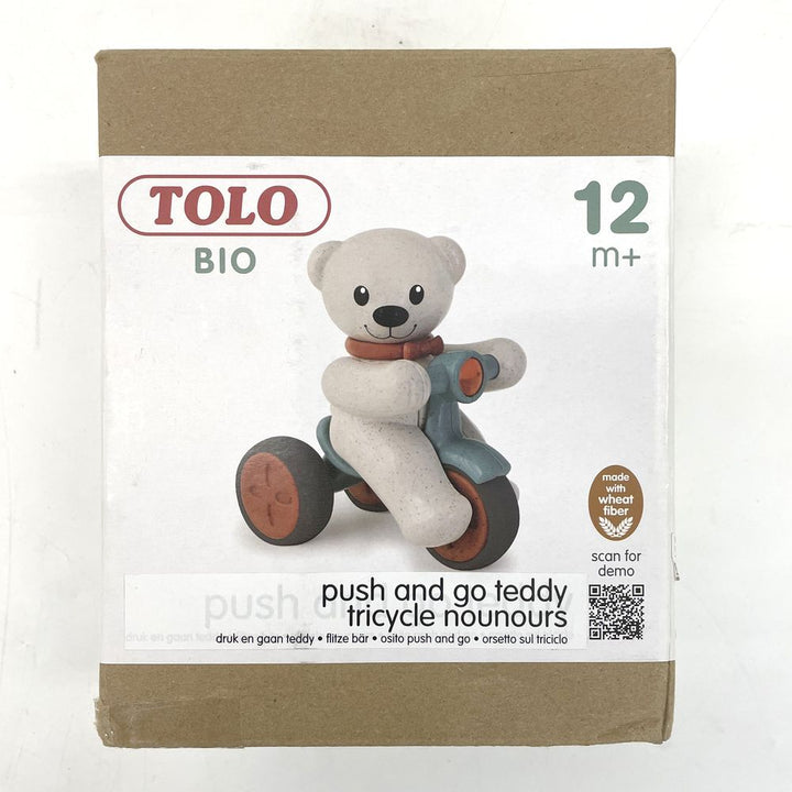 Tolo Baby Bio Push and Go Teddy Toy (Open Box)
