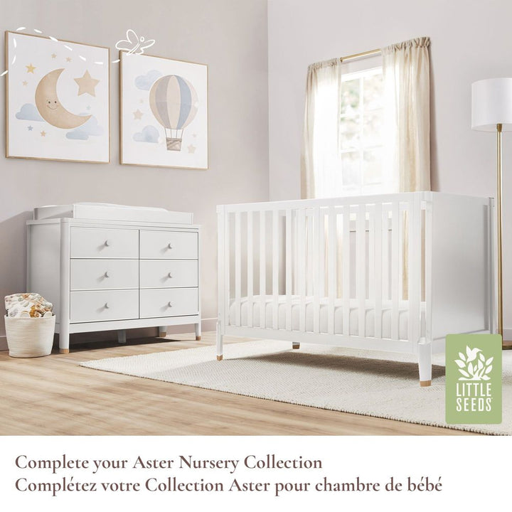 Little Seeds Aster 4-in-1 Convertible Crib