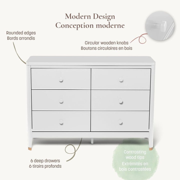Little Seeds Aster 6-Drawer Dresser