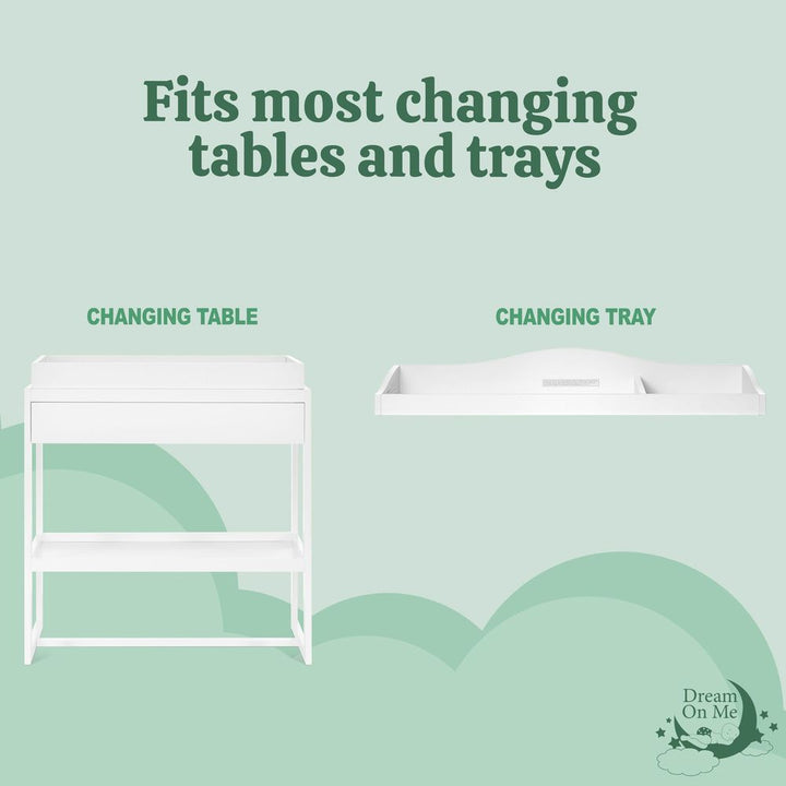 Dream On Me Compressed Countor Changing Pad - White