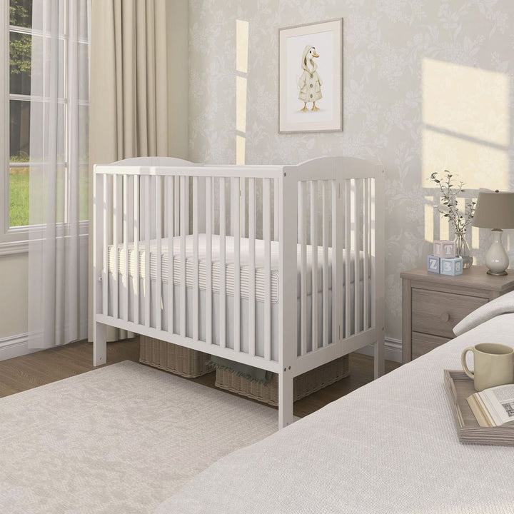Evolur Folding Full-Size Crib - White