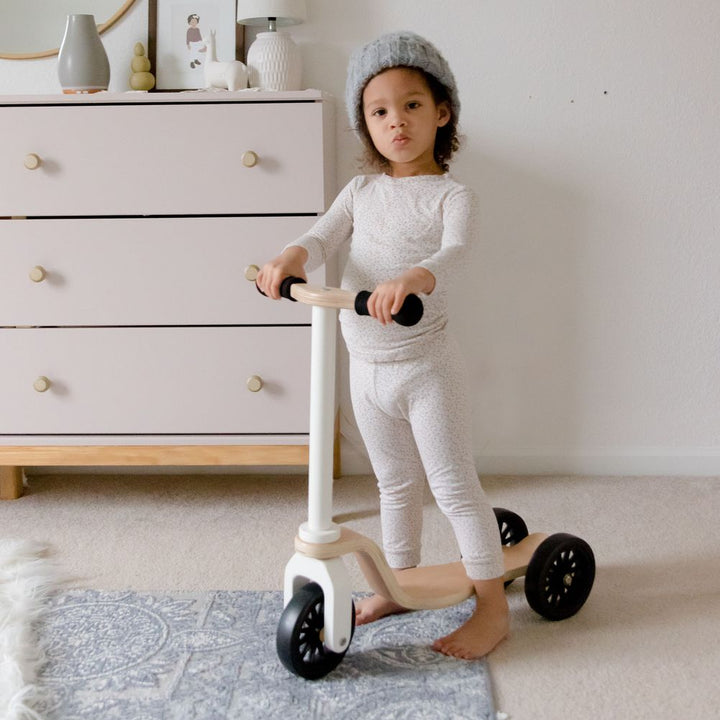 Kinderfeets Kindserscooter Classic Toddler Scooter - Cream