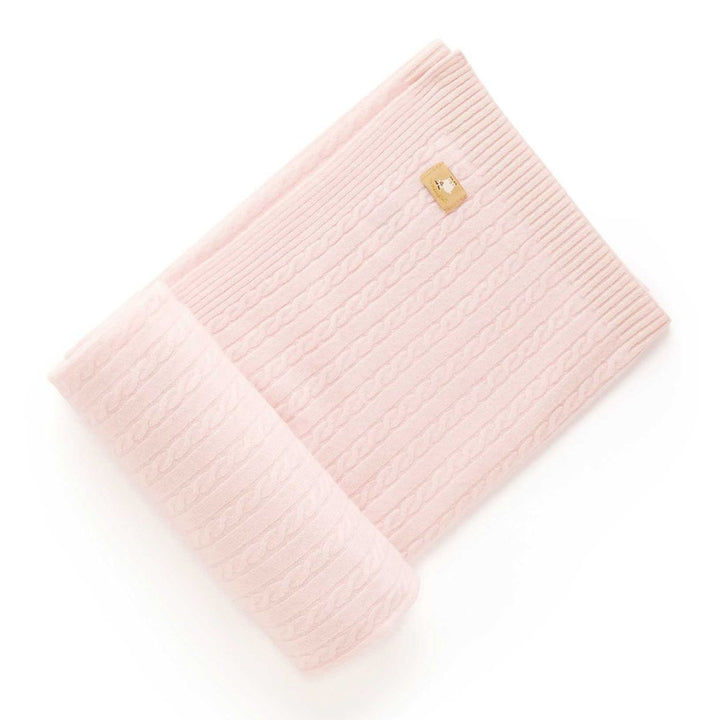 Purebaby Cashmere Blanket Pale Pink Melange