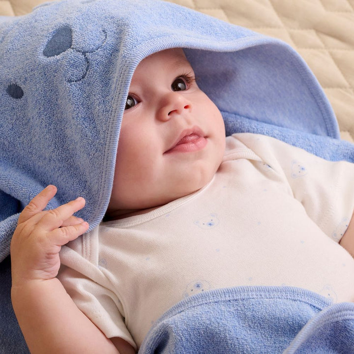 Purebaby Organic Cotton Hooded Bear Towel