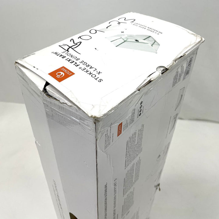 Stokke Flexi Bath X-Large Bundle and Flexi Bath Newborn Support - White (Open Box)