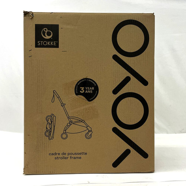 Stokke YOYO3 0+ Stroller with Car Seat Adapters - Taupe on Black Frame (Open Box)