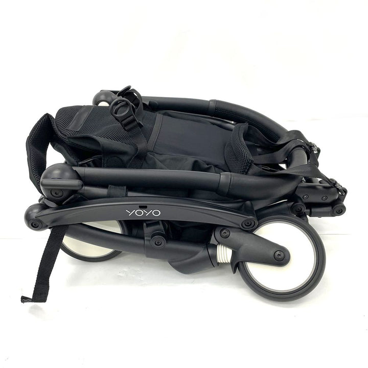 Stokke YOYO3 0+ Stroller with Car Seat Adapters - Taupe on Black Frame (Open Box)