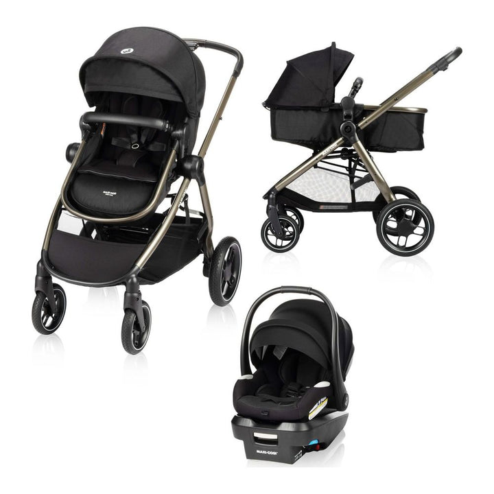 Maxi Cosi Zelia Luxe 5-in-1 Modular Travel System - New Hope Black (Open Box) Default Title