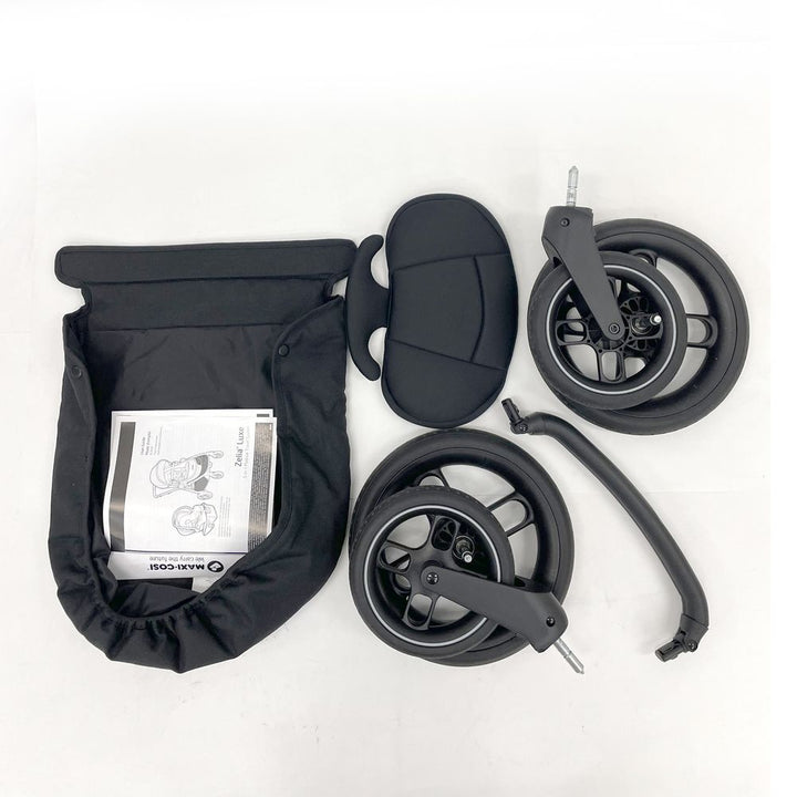 Maxi Cosi Zelia Luxe 5-in-1 Modular Travel System - New Hope Black (Open Box)