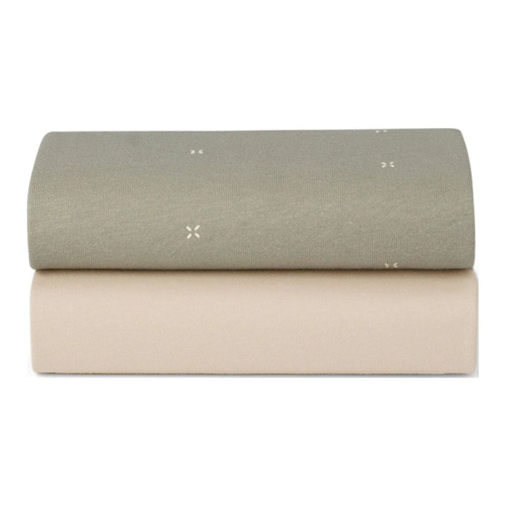 Snuz Snuzpod5 Bassinet Sheet Sage Cross