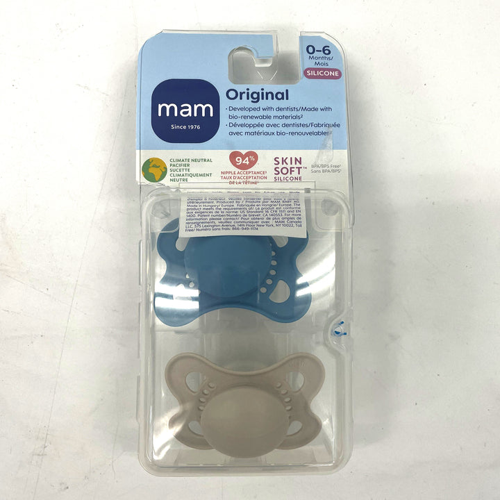 MAM 2-Pack Original Matte Pacifiers Set - Boy (0-6 Months) (Open Box)