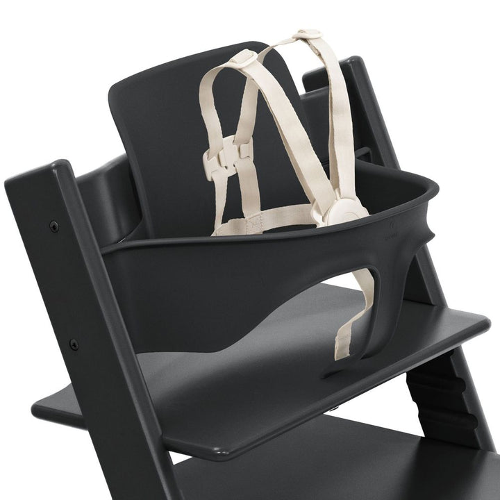 Stokke Tripp Trapp Baby Set2 with Harness & Extended Gliders - Black (Open Box) Default Title