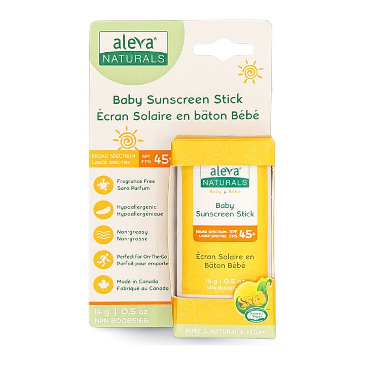 Aleva Baby Sunscreen Stick (SPF 45+) Default Title