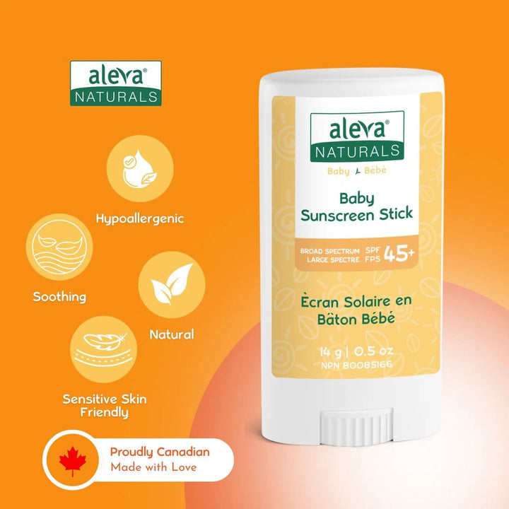 Aleva Baby Sunscreen Stick (SPF 45+)