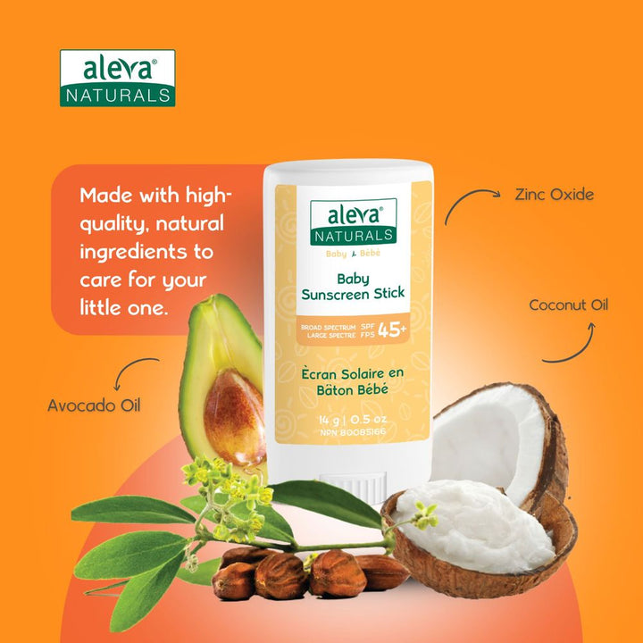 Aleva Baby Sunscreen Stick (SPF 45+)