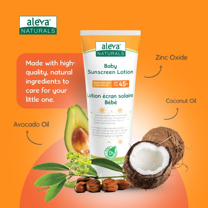Aleva Baby Sunscreen Lotion (SPF 45+)