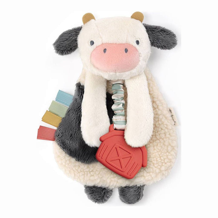 Itzy Ritzy Itzy Lovey Plush and Teether Toy Carmen The cow